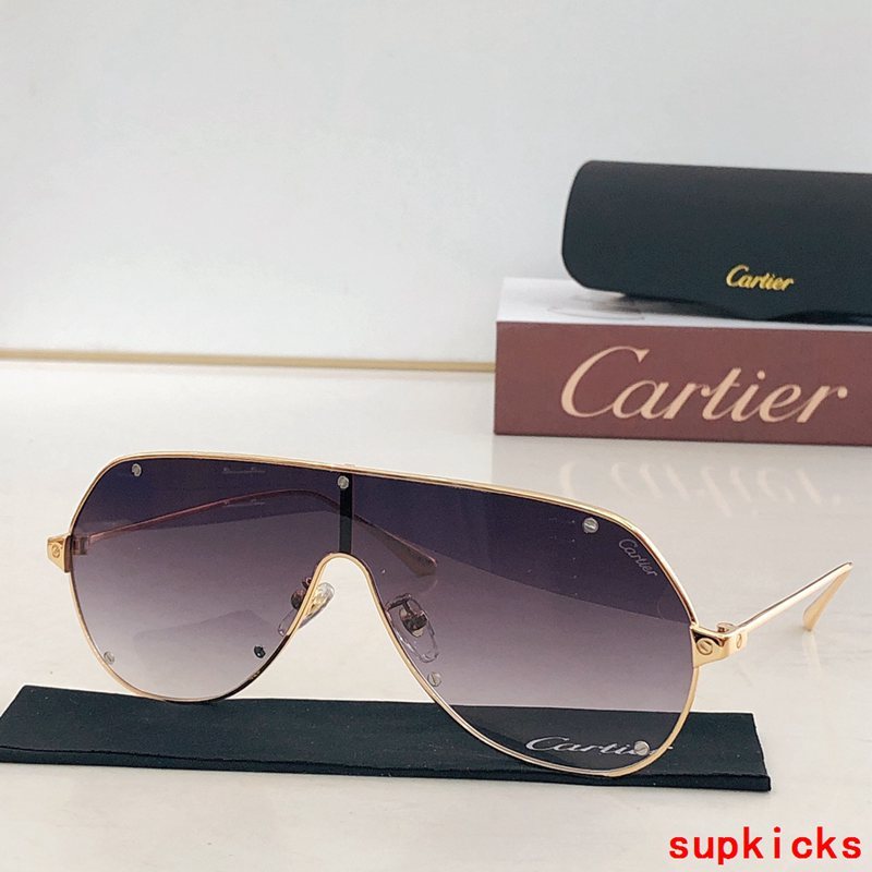 Angled view of Cartier unisex sunglasses