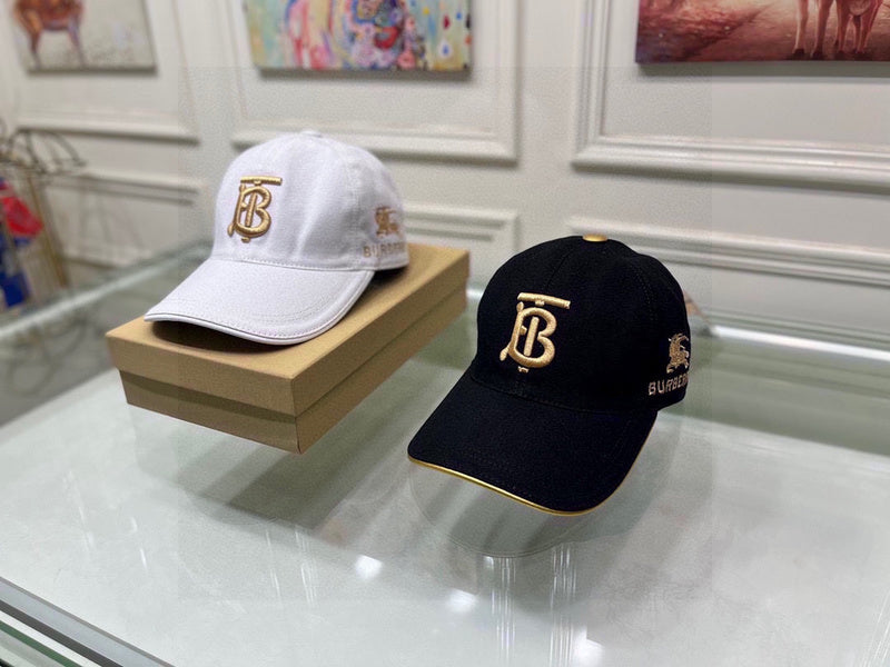 Side view of Burberry unisex cap