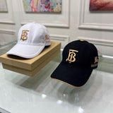 Side view of Burberry unisex cap