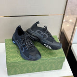 Gucci sneakers detailed view showing premium designer craftsmanship