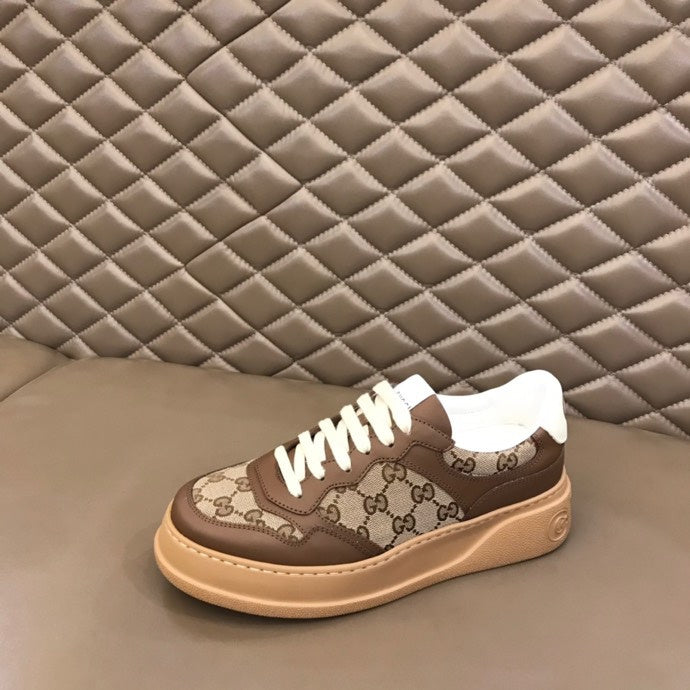 Gucci clean off-white luxury sneakers view 6 chunky sole construction