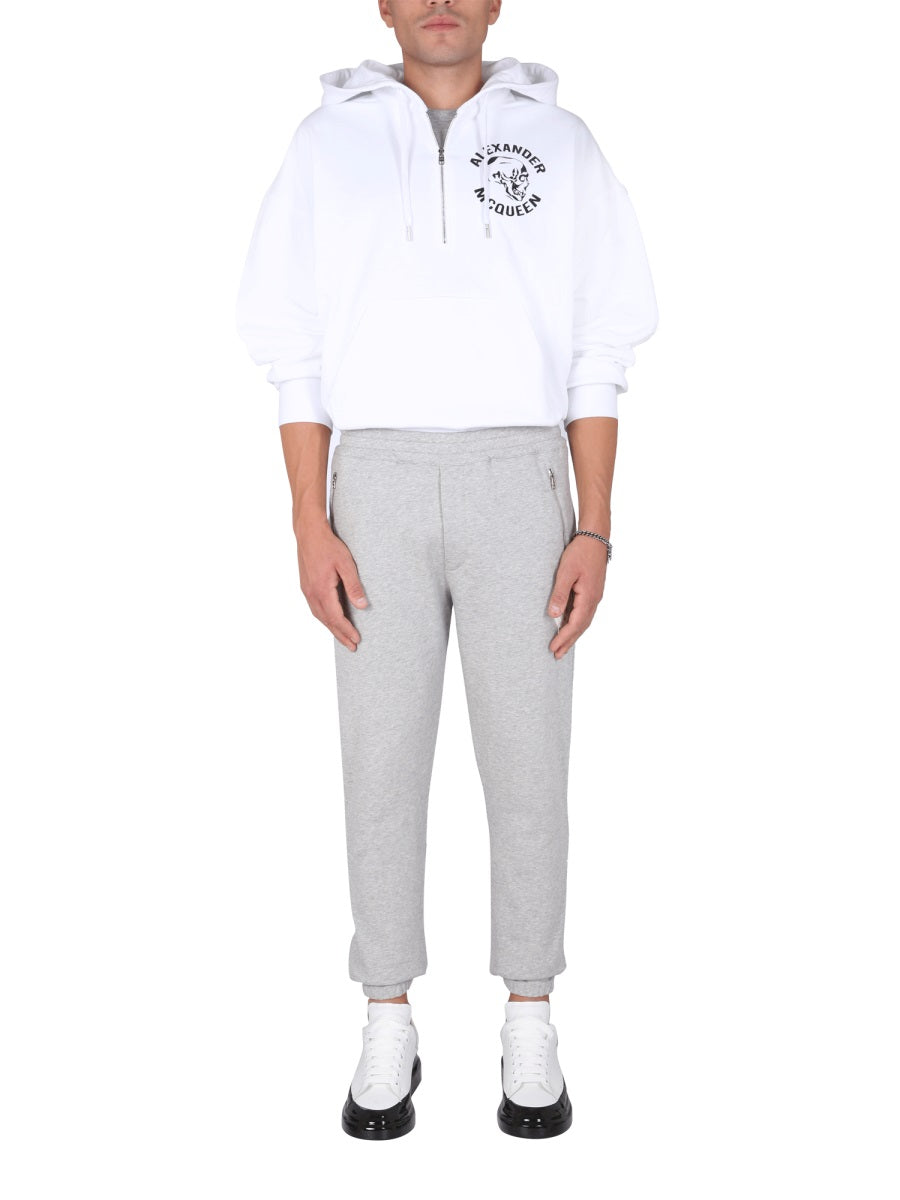 Alexander McQueen Hoodies? Alexander Mcqueen Men "Skull" Sweatshirt Comfortable Luxury Streetwear Hoodie