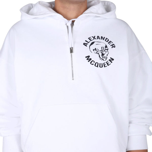 Alexander McQueen Hoodies? Alexander Mcqueen Men "Skull" Sweatshirt Comfortable Luxury Streetwear Hoodie