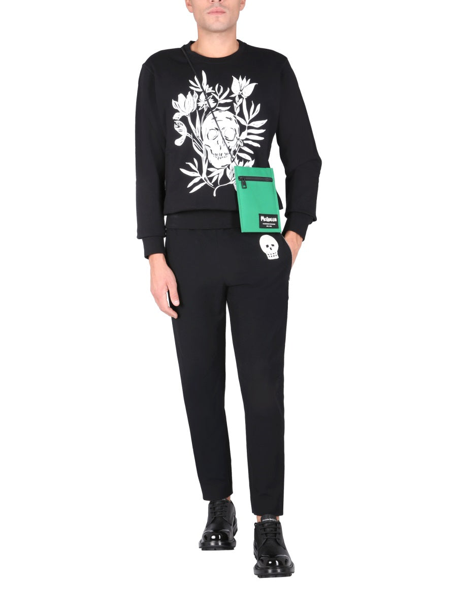 Alexander McQueen Pants? Alexander Mcqueen Men Jogging Pants With Embroidered Skull Tailored Everyday Designer Pants