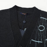 Back view of Louis Vuitton luxury clothing with relaxed-fit cut