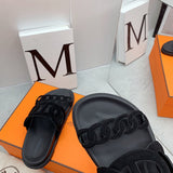 Hermes shoes Style 335 - texture and material detail (alternate angle)