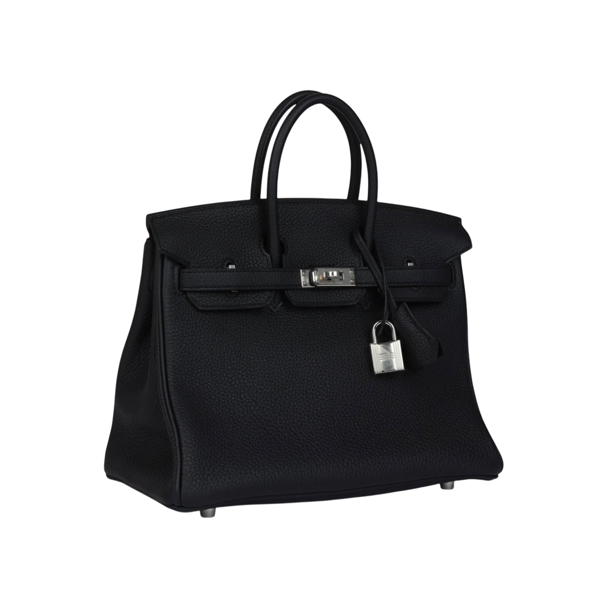 HermÃ¨s Birkin 25 Black Togo Palladium Hardware