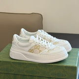 Front view of Gucci Embossed Sneaker premium sneakers