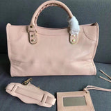 Timeless Vegan Leather Handbag - Refined Silhouette | Women's Luxury Handbag #970 - styled full view (image 7) of designer-inspired handbag