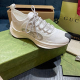 Gucci fresh white-and-black luxury sneakers view 7 minimalist modern build