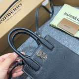 Understated Faux Leather Handbag - Signature Hardware Accents | Women's Designer-Inspired Purse #1128 - back view (image 4) of designer-inspired handbag