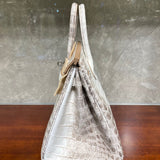 Close-up detail of effortless bag design