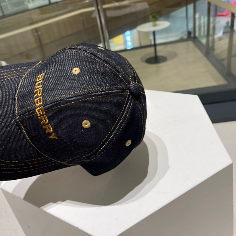 Front view of Burberry unisex cap
