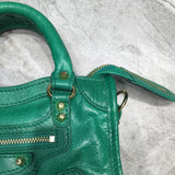 Timeless Premium PU Leather Handbag - Smooth Faux-Leather Exterior | Women's Premium Handbag #639 - texture close-up (image 9) of designer-inspired handbag