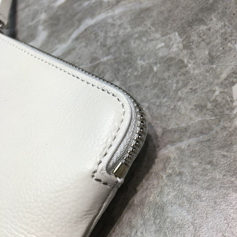 Refined Faux Leather Handbag - Sleek Minimalist Lines | Women's Everyday Carry Handbag #1000 - styled full view (image 7) of designer-inspired handbag