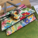 Back view of elevated structured women's handbag – women's luxury handbag