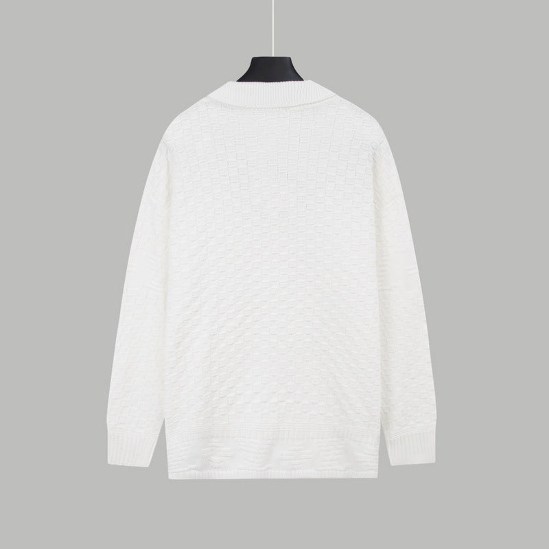 Close-up detail shot of Louis Vuitton luxury clothing with everyday silhouette