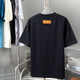Side profile of Louis Vuitton cotton t-shirt with contemporary cut