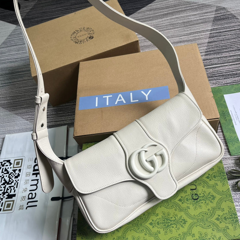 Top view of statement sleek women's handbag – women's statement bag