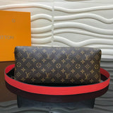 Close-up detail of sleek polished women's handbag – women's designer-style accessory