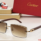 Lifestyle view of Cartier unisex sunglasses