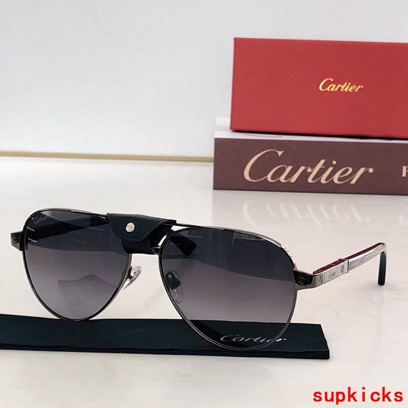 Full view of Cartier unisex sunglasses