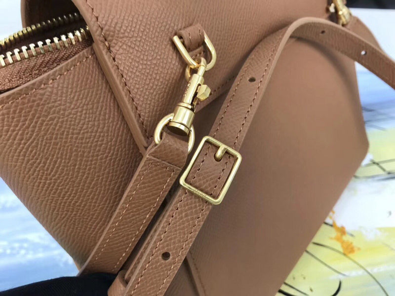 Side profile of chic statement women's handbag – women's premium purse