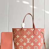 Side profile of statement signature women's handbag – women's luxury accessory