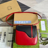 Top view of statement structured women's handbag – women's designer-style accessory