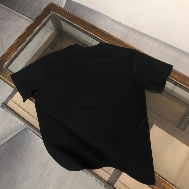 Close-up detail shot of Givenchy luxury clothing with relaxed-fit cut