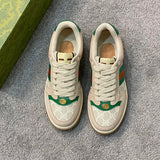 Gucci muted earth tones luxury sneakers view 6 everyday casual design