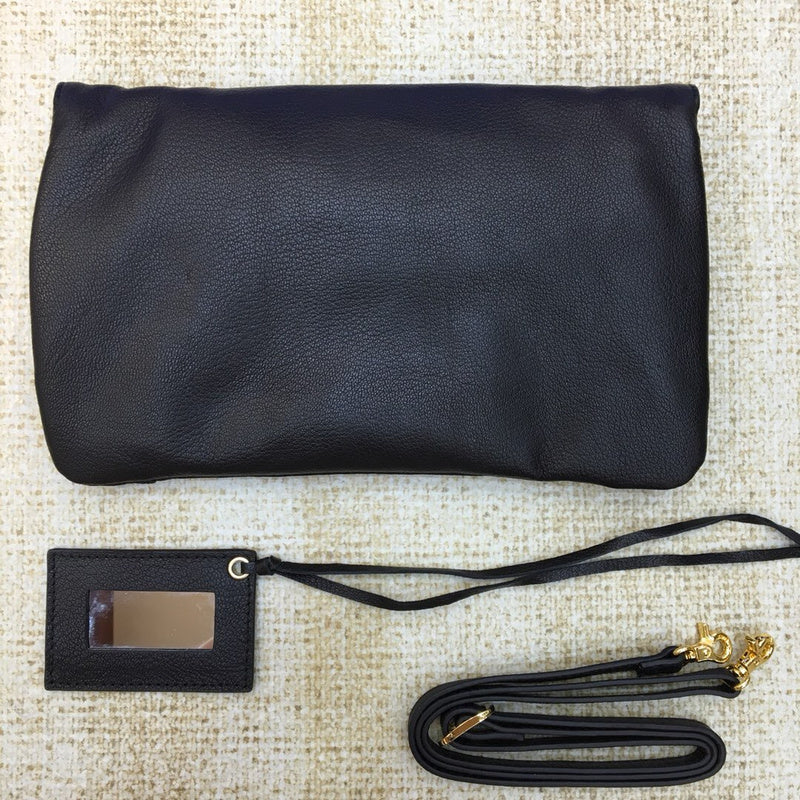 Contemporary Vegan Leather Handbag - Smooth Faux-Leather Exterior | Women's Everyday Carry Handbag #959 - close-up detail shot (image 3) of designer-inspired handbag