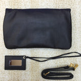 Contemporary Vegan Leather Handbag - Smooth Faux-Leather Exterior | Women's Everyday Carry Handbag #959 - close-up detail shot (image 3) of designer-inspired handbag
