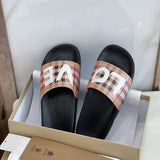 Burberry Red Slip-On Sneakers - Front View