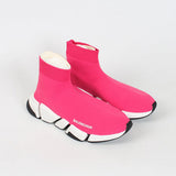Balenciaga Camel Slip-On Sneakers - Lifestyle Styling Shot