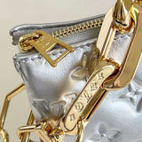 Back view of statement refined women's handbag – women's premium purse
