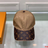 Close-up detail view of Louis Vuitton unisex cap