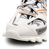 Close-up of Balenciaga sneakers hardware and fine stitching