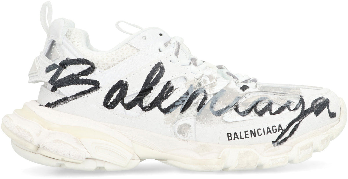 Balenciaga Shoes? BALENCIAGA Track Signature Low-Top Sneaker for Women Comfortable Everyday Designer Shoes