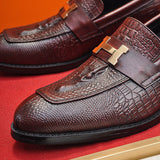 Hermes shoes Style 065 - top view showing design