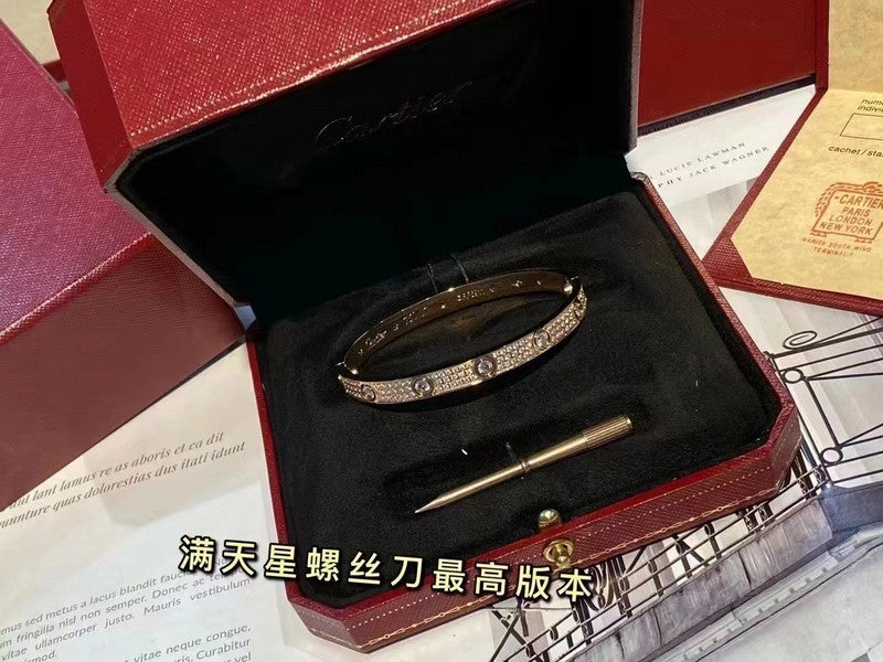 Side view of Cartier unisex jewelry piece