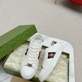 Gucci bold contrast luxury sneakers view 8 breathable knit upper