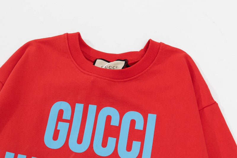 Close-up detail shot of Gucci luxury clothing with streetwear-inspired cut