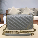 Statement Premium PU Leather Handbag - Modern Structured Build | Women's Statement Accessory #800 - front view (image 1) of designer-inspired handbag
