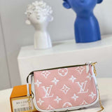 Close-up detail of classic modern women's handbag – women's everyday handbag
