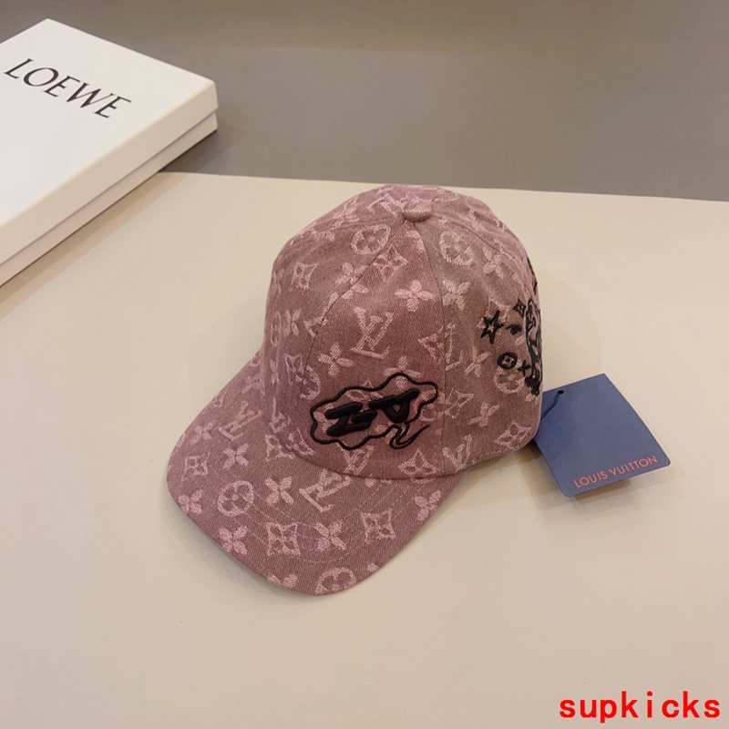 Side view of Louis Vuitton unisex cap