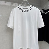 Full styled look of Louis Vuitton cotton t-shirt with streetwear-inspired cut