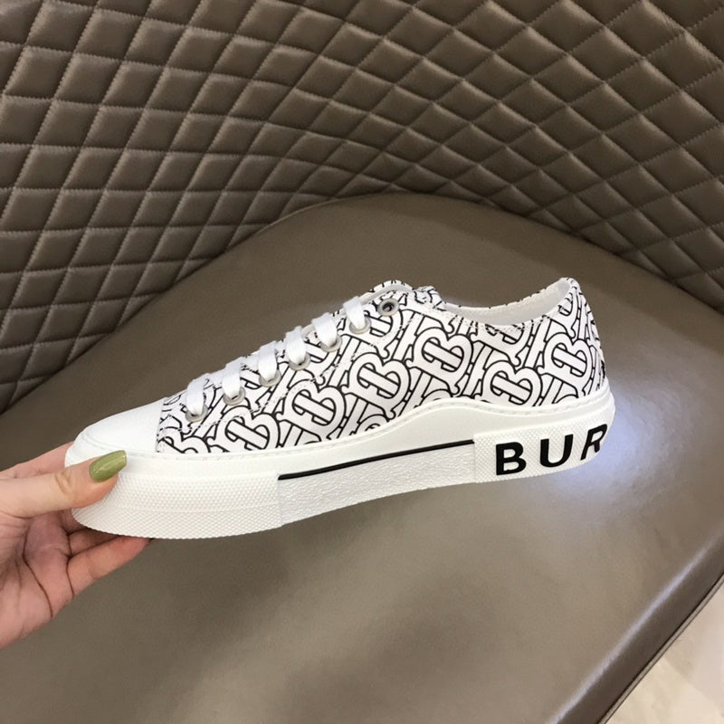 Burberry shoes Style 307 - close-up of classic monogram styling