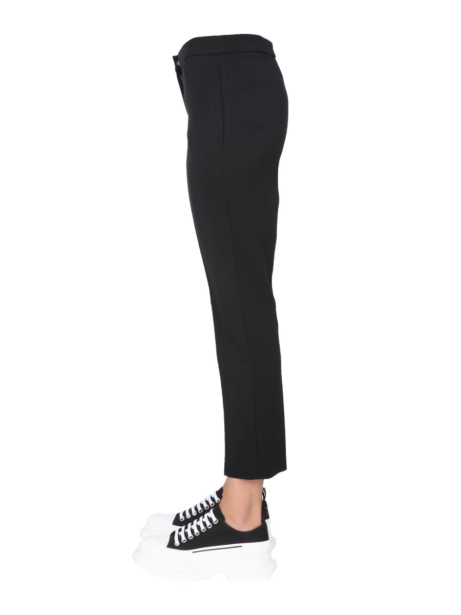 Alexander McQueen pants side profile designer luxury fashion
