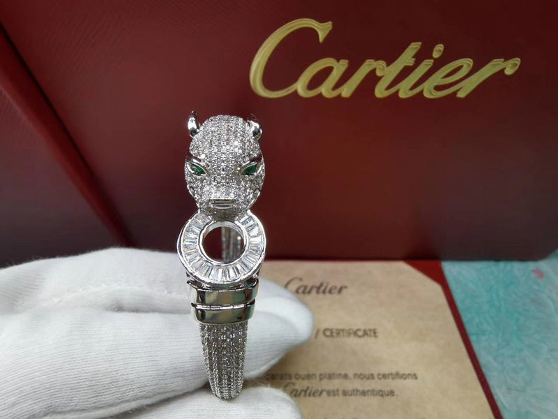 Side view of Cartier unisex jewelry piece